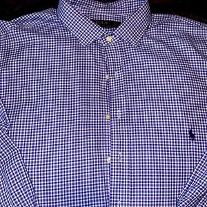 Big and Tall Ralph Lauren Polo - Classic Button Down/Dress/Casual Shirt